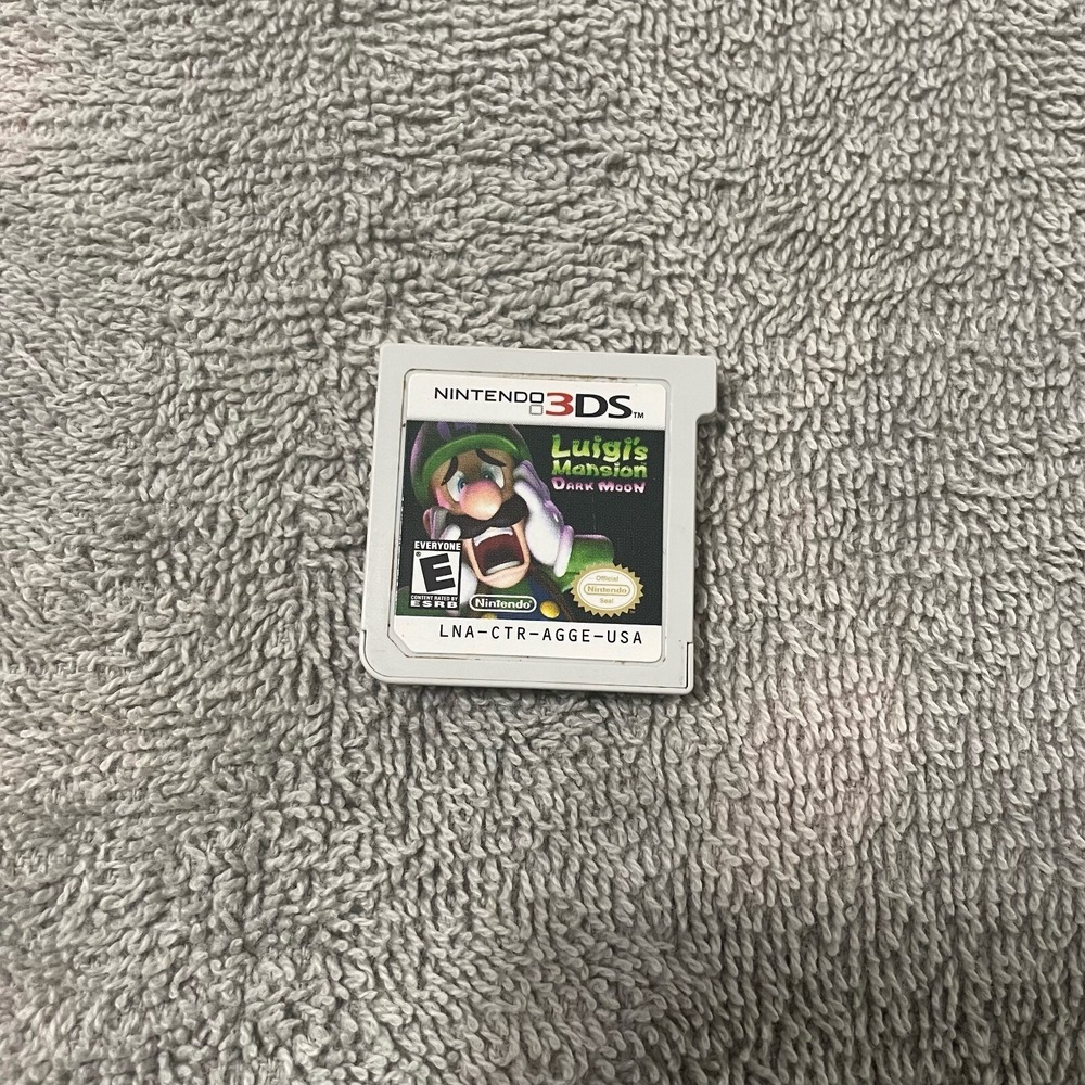 Nintendo Luigi's Mansion Dark Moon 3DS Game White Case Manual Included - Picture 5 of 6
